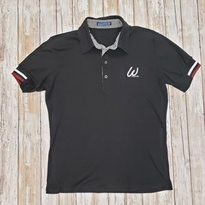 DoublJju Black Polo Shirt. Sz Large